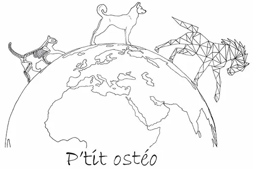 Logo Bureau des étudiants BDE P'tit ostéo